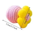thumbnail image 2 of Cat Toys for Indoor Cats 5 Pack, Sisal Rope Ball Cat Chew Toys for Dental/Health, Interactive Kitten Toys for Boredom, Perfect Easter Gifts for Pets A, 2 of 5