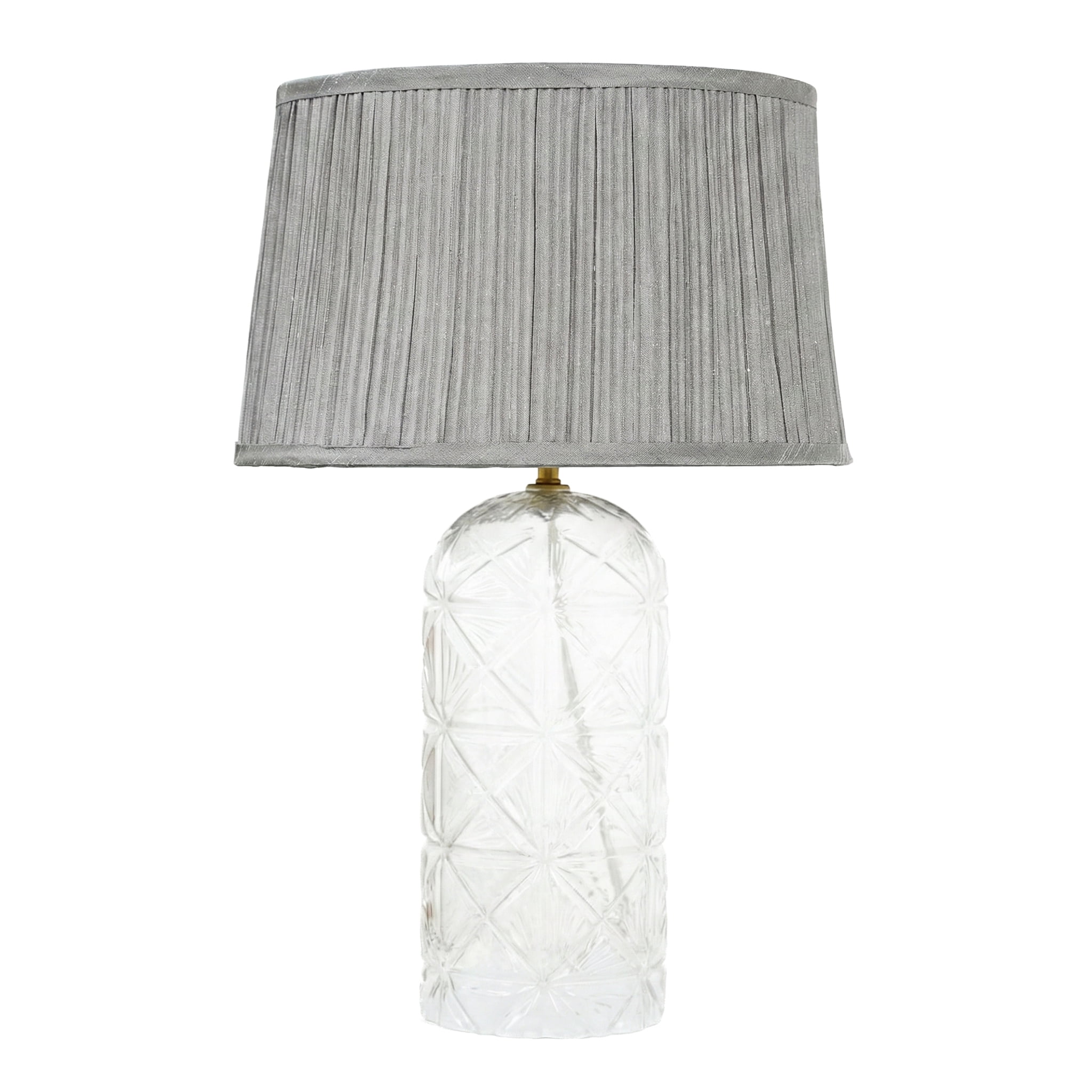 Modern Bed Side Nightstand Decorative Led Table Desk Lamp Luxora Table Lamp Gold, Clear and Grey 110-120V