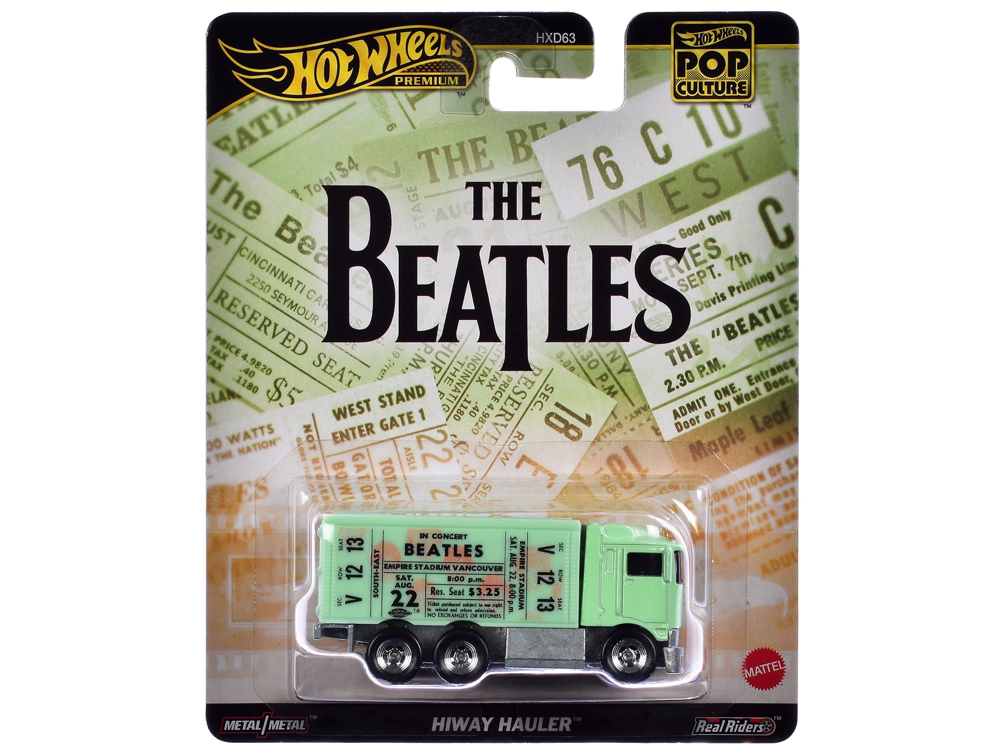 "Pop Culture 2024" 5 piece Set D "Premium Series" Diecast Model Cars by Hot Wheels