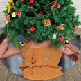 thumbnail image 3 of Falda para árbol de Navidad TA-Yi-Or, suave y divertida, collar para árbol de Navidad, decoración navideña de estilo rústico, 48", 3 of 4