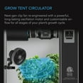 thumbnail image 6 of AC Infinity 48”x48”x80” WiFi-Integrated Grow Tent Kit, Smart, Dimmable, 6 of 8