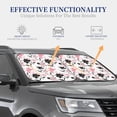 thumbnail image 4 of Balery 2 Piece Lilies Flowers Car Windshield Sun Shade|Foldable Front Windshield Shade for Car Front Window for Most Sedans SUV Truck-Medium, 4 of 7