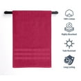 thumbnail image 2 of Fresh 100% Cotton Bath Towels Pack of 4 - Extra Plush & Absorbent Burgundy Bath Towels - 54" x 27", 2 of 2