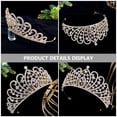 thumbnail image 4 of MasteelfCA Wedding Bride Crown Bridal Rhinestone Crown Birthday Party Tiara Wedding Hair Accessory, 4 of 7