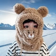 thumbnail image 5 of MAIHAN Boys Winter Hat Winter Warm Scarf Hat Balaclava Kids Thick Earflap Hood Cap Thick Fleece Lining Skull Caps Winter Hats for Kids,A, 5 of 8