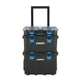 thumbnail image 3 of (3 pack) HART Stack System, Mobile Tool Storage and Organization, Black & Blue, 3 of 30