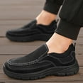 thumbnail image 3 of Shoes for Men Seasonal Khaki/Black Lazy Casual Shoes, Wear-Resistant And Highly Elastic Soles, Suitable for Daily Outings, Business Commutes, Casual TripsThick-Soled And Comfortable Design, 3 of 7