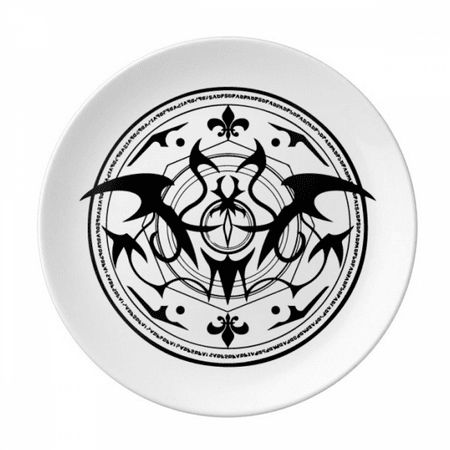 

Bat Mattiness Method Print Plate Decorative Porcelain Salver Tableware Dinner Dish