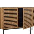 thumbnail image 5 of Modway Parker Modern MDF Wood and Iron Sideboard in Walnut, 5 of 7