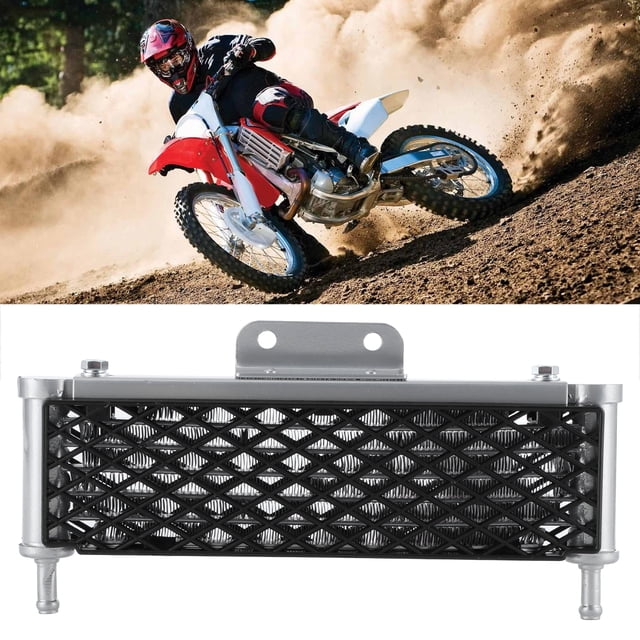 Aramox Motorcycle Radiator, Oil Cooler Radiator Kit For YX 140cc 150cc 160cc PIT PRO Trail Quad Dirt Bike ATV Off-Road Motorcycle