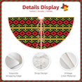 thumbnail image 3 of Bingfone Christmas Tree Skirt Mat Christmas Decoration Interior 36" -Classic Color Music, 3 of 6