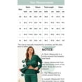thumbnail image 6 of DARING DIVA Women's Lace Trim Pajama Dress V-Neck Long Sleeve Nightgowns L Gray, 6 of 6