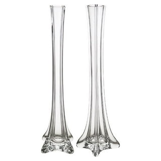 20 Clear Eiffel Tower Vases Glass Tower Vase 20 Tall Vase Wedding Vase 12  PC