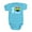 Turquoise, variant on CafePress - I Heart Designs - Cute Infant Bodysuit Baby Romper - Size Newborn - 24 Months