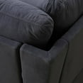 thumbnail image 2 of L Shaped Sofa Couch U Shaped Sectional Corner Sofa 6-Seater Furniture Modular Couches for Living room, Dark Grey, 2 of 7
