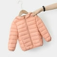 thumbnail image 4 of Xmarks Kid's & Boy's and Girl's  OutWear Coat Winter Warm Hooded Puffer Lightweight Water-Resistant Zip Up Hoodie Jacket Coat 2-11Y, 4 of 6