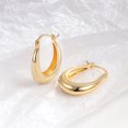 thumbnail image 1 of BF CLUB-pendientes de plata de ley 925 para mujer, aretes de oro simples a la moda, joyería para prevenir alergias, accesorios de fiesta, regalo, 1 of 2