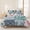 Teal, Coral, Beige, variant on 3 Pieces King Quilt Set,Sage Green Plaid Monstera Leaves Soft Bedding Sets with 1 Quilt & 2 Pillow Shams,Feather Tropical Plant Summer Bedspread Lightweight Coverlet Comforter for All Season