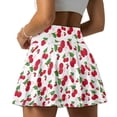thumbnail image 5 of KUIFORTICute Cherry Women Tennis Golf Skirt with Pockets Lightweight Women's High Waisted Athletic Golf Skorts Skirts Pleated Casual Summer Clothes for Women's Workout Running, 5 of 7