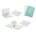 thumbnail image 1 of Paquete de 3 lindas tarjetas de agradecimiento emergentes con sobres, diseño Blanco como la nieve, 1 of 9