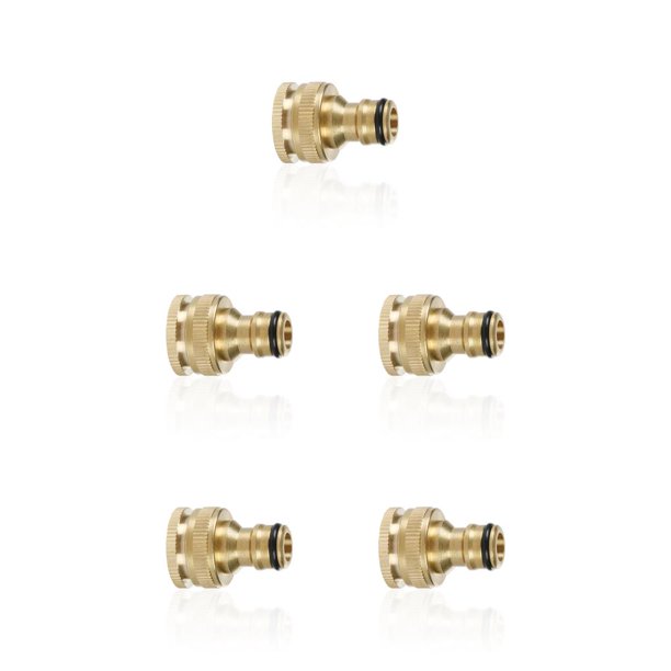 Bewildely Connector Garden Multifunctional Adapters Pure Fittings Copper Agriculture Wear-resistant Repair Irrigation Washing Type2 NO2 Bewildely CBP482728