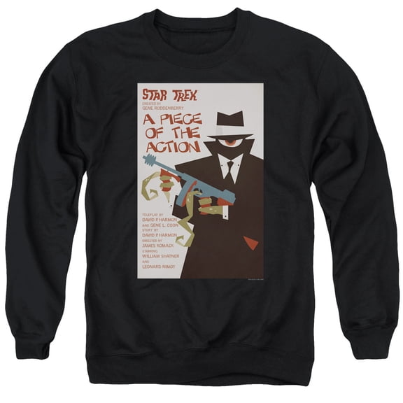 Star Trek Tos Episode 46 Adult Crewneck Sweatshirt Black