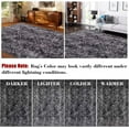 thumbnail image 5 of Garvee Area Rug 9'x12' Washable Vintage Geometric Rug Non-Shedding Stain-Resistant Accent Rugs Home Decor, Black, 5 of 6