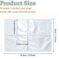 thumbnail image 6 of 4-Pockets Card binder, Trading Card binder, Card Folder, Album with Collection Cards, Collection card protective cover, 30 pages holds to 240 cards(N6), 6 of 6