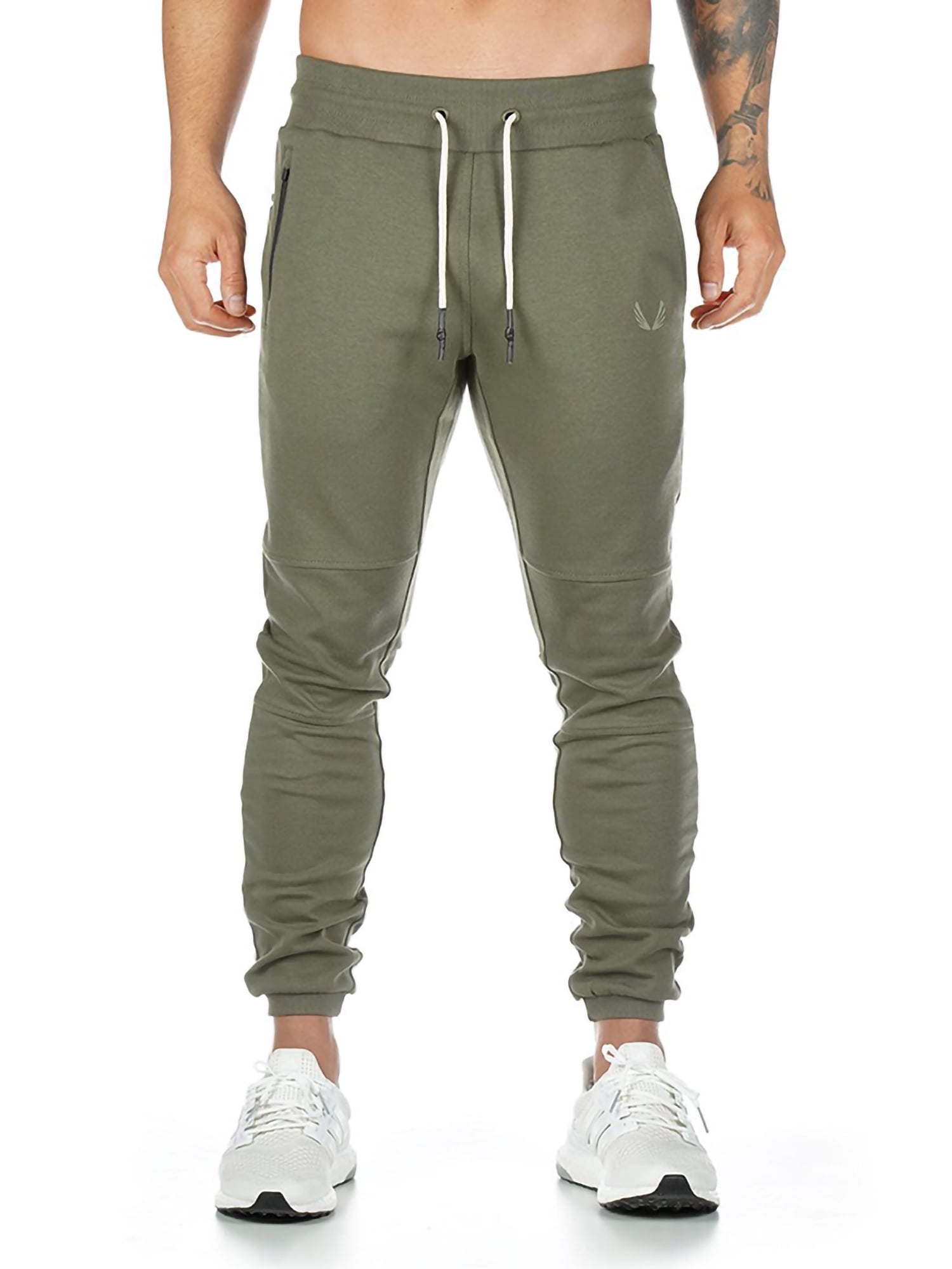 workout in sweatpants