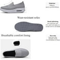 thumbnail image 4 of Women's Orthopedic Anti-Slip Sneakers,Summer Wedge Air Cushion Breathable Mesh Slip On Walking Shoes,Casual Wedge Sneakers., 4 of 8