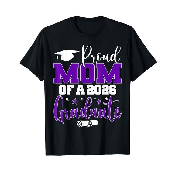 Mom Senior 2026 Proud Mom of A Class of 2026 Graduate T-Shirt