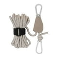 thumbnail image 4 of koolsoo Ratchet Hanger Rope Hanger Tent Guide Rope Tensioner Reinforced Gear Secure Brown, 4 of 9