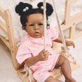 thumbnail image 3 of Muñeca Reborn Rebornova, negra, afroamericana, 51 cm, 3 of 8