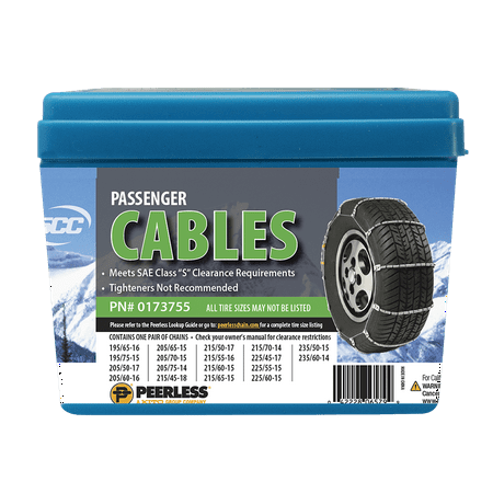 Peerless Chain Company Passenger Tire Cable, 0173755