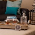 thumbnail image 1 of Thirstystone Absorbant Monogramme Grès Coaster Set, Lettre P, 1 of 6