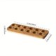 thumbnail image 4 of Egg storage box, Acacia wood trough tray, egg storage rack, kitchen utensil organizer, farm fresh egg holder, foldable design, solid wood construction, 2-tier storage, for bedroom kitchen, 4 of 8