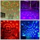 thumbnail image 3 of Bola de discoteca, luces de fiesta, luces de discoteca, luz de almacenamiento activada por sonido con control remoto, iluminación de DJ, luz LED RGB de 3 W, espectáculo de luces de baile para sala de, 3 of 5