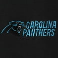 thumbnail image 3 of Men's Dunbrooke Black Carolina Panthers Shag Tri-Blend Full-Zip Raglan Hoodie, 3 of 4