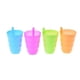 thumbnail image 1 of 1pcs Kids Sip Cup With Built In Straw Milk Cup Home Colors Sippy Cup Mug Drink Straw Cup For Kids, 1 of 5