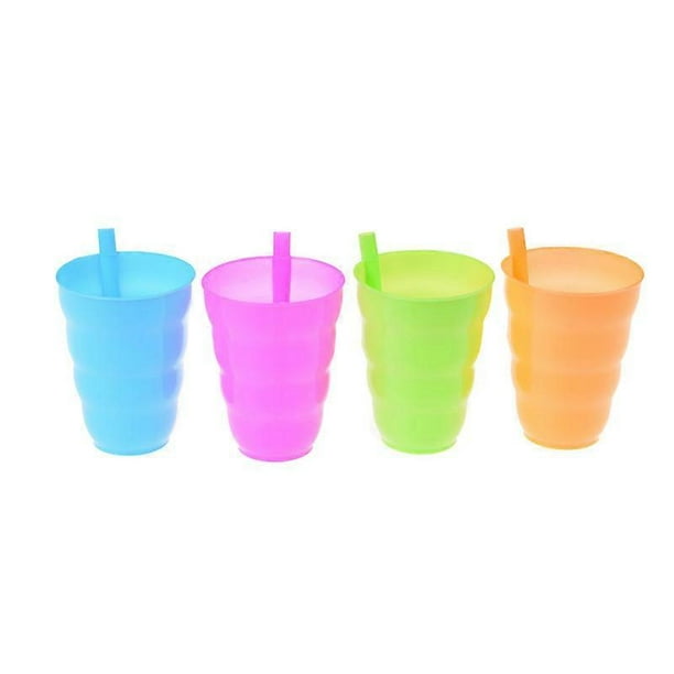 1pcs Kids Sip Cup With Built In Straw Milk Cup Home Colors Sippy Cup Mug Drink Straw Cup For Kids