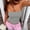 Gray, variant on Women's Strapless Tube Top Double Layer Stretchy Bandeau Crop Top for Summer Casual Wear