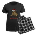thumbnail image 5 of CafePress - Bulldog Christmas Women's Dark Pajamas - Women's Short Sleeve Print T-Shirt and Pants Dark Cotton Pajama Set, 5 of 7