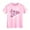 Light Pink, variant on Kids School T Shirt Lightweight Short Sleeve Crewneck Graphic Top Daily Casual Wear for Boys Girls
