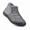 thumbnail image 3 of Men's Plus Size Winter Waterproof Snow Boots with Anti-Slip and Warm Fur Lining, 3 of 9