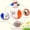 Blue, variant on MOAOASPER Soft Toss Sandbag, Kids Toy, Funny Expression, Leather Material, 2 in, Durable, Safe, Assorted Colors, Single Pack Plaything