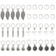 thumbnail image 2 of 35pcs de cabellero s de Clips de Bucles para ello Accesorios de 6 - Aleación Concha de Estrella Hoja Lazos Flor Yuyangstore anillos de la trenza del pelo de las mujeres a granel, 2 of 8