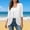 White, variant on Beach Cover Ups for Women Pearl Chiffon Cardigan Open Front 3/4 Sleeve Sheer Lightweight Swimwear Cover Up Top White XL(XL)
