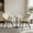 Beige, variant on CasaGlajore Set of 2 Modern Swivel Dining Chairs with Black Metal Base – Faux Leather Upholstered, Ergonomic Kitchen & Living Room Seating