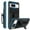 Blue, variant on Allytechgroup Rotating Belt Clip, Kickstand Military Grade Drop Protection Cell Phone Case for Google Pixel 6a, Black