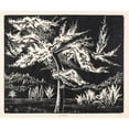 thumbnail image 2 of Bernard Essers 23x20 Black Ornate Framed Double Matted Museum Art Print Titled: Flowering Apple Tree (1931), 2 of 5